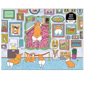 Galison PUZZLE - 1000 PIECE: MUSEUM OF THE CORGI pas cher
