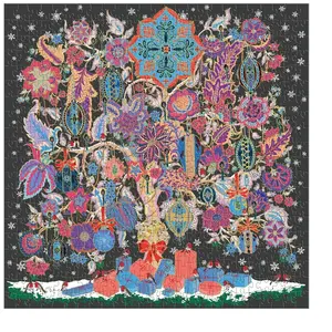 Galison Liberty Christmas Tree of Life 500 Piece Foil Puzzle pas cher