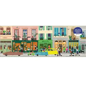 Galison Parisian Life 1000 Piece Panoramic Puzzle pas cher