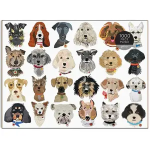 Galison Paper Dogs 1000 PC Puzzle
