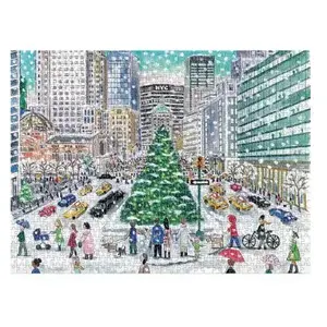 Galison Chutes de Neige sur Park Avenue - Puzzle 1000 Pièces 37198