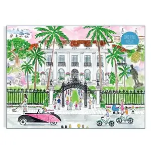 Galison Michael Storrings A Sunny Day in Palm Beach 1000 Piece Puzzle