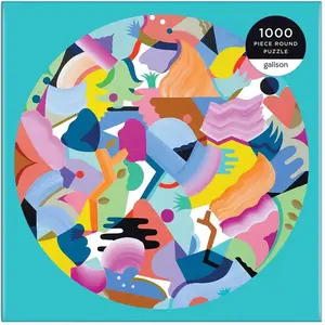 Galison Mina Hamada Luna de Flor 1000 Piece Round Puzzle pas cher
