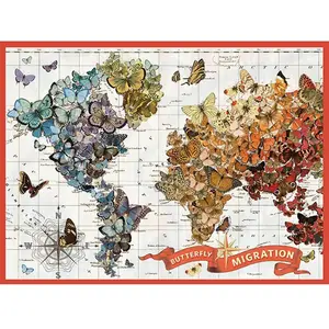 Galison Puzzle: Wendy Gold Butterfly Migration 1000 PC pas cher