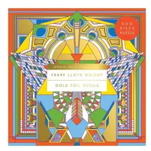 Galison Imperial Hotel Peacock Rug 500 Piece Foil Puzzle: Frank Lloyd Wright