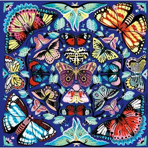 Abrams Galison Kaleido-Papillons - Puzzle Familial de 500 Pièces 36234 pas cher