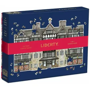 Galison Liberty Tudor Building 750 Piece Shaped Puzzle pas cher