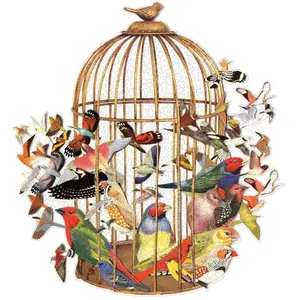 Abrams & Chronicle Books Galison Bouquet d'Oiseaux - Puzzle Forme de 750 pièces 36480