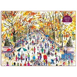 Galison Michael Storrings Fall in Central Park 1000 Piece Puzzle pas cher