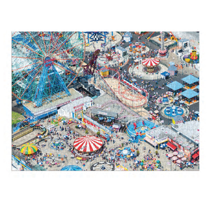 Galison Gray Malin 1000 Piece Puzzle Coney Island pas cher