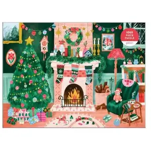 Cozy By The Fireplace 1000 Piece Puzzle