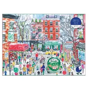 Michael Storrings Christmas In Greenwich Village 1000 Piece Puzzle pas cher