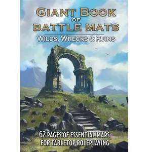 Giant Book of Battle Mats Wilds, Wrecks & RuinsVendu parbol
