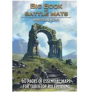 Big Book of Battle Mats Wilds, Wrecks & Ruins pas cher