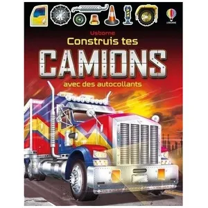 Usborne Construis Tes Camions Avec Des Autocollants pas cher