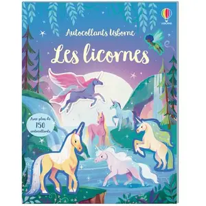 Usborne Les Licornes - Avec Plus De 180 Autocollants pas cher