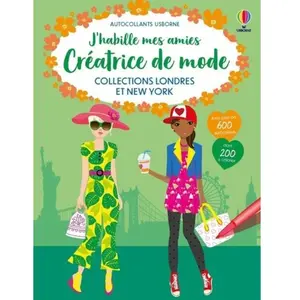 Usborne Créatrice de mode: Collections Londres et New York. Avec plus de 600 autocollants pas cher