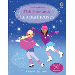 Usborne Les Patineuses - Avec Plus De 250 Autocollants pas cher