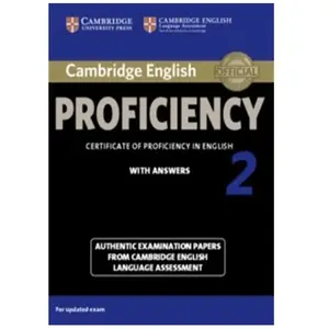 Athenaeum Uitgeverij Cambridge English Proficiency 2 Student's Book with Answers pas cher