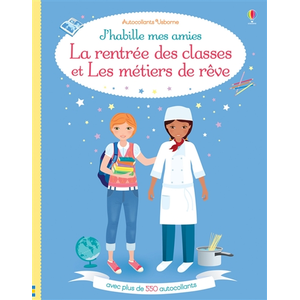 Usborne La rentrée des classes et Les métiers de rêve pas cher