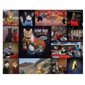 Chronicle Books Puzzle: Star Trek Cats