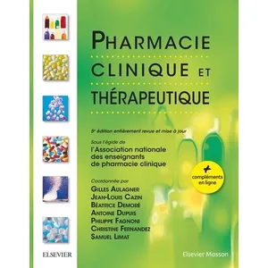 Elsevier Masson Pharmacie clinique et thérapeutiqueVendu paramazon