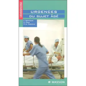 Elsevier Masson Urgences du sujet âgé pas cher