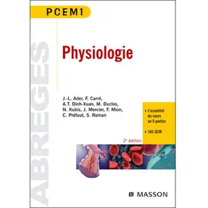 Elsevier Masson Physiologie Générale - Pcem 1 pas cher