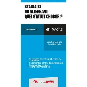 Comparateur de prix : Gualino Eds Stagiaire ou alternant, quel statut choisir ?