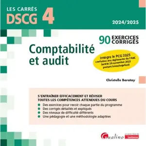 Gualino Eds Comptabilité Et Audit Dscg 4 - 90 Exercices Corrigés pas cher