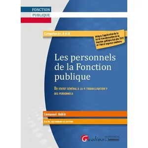Gualino Eds Les personnels de la fonction publique pas cher