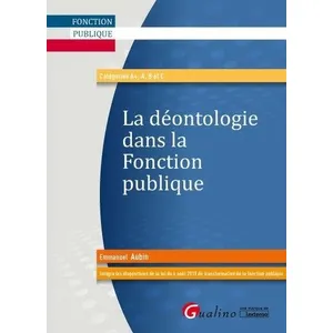Comparateur de prix : Gualino Eds La déontologie dans la fonction publique