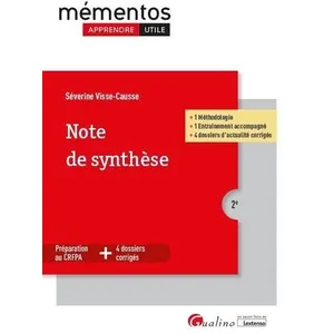 Comparateur de prix : Gualino Eds Note de synthèse