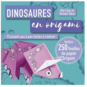 Le Temps Apprivoisé (LTA) Dinosaures En Origami pas cher