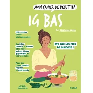 ISBN Solar Mon cahier de recettes IG bas pas cher