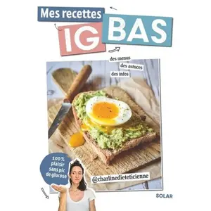 ISBN Solar - Mes recettes IG bas - special anti-glucose - charline.dieteticienne 0x0 pas cher