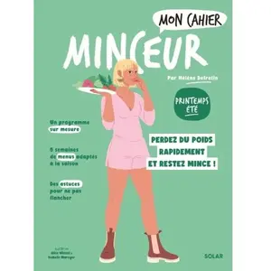 ISBN Solar Mon Cahier Minceur printemps-été: Perdez du poids rapidement et restez mince ! pas cher