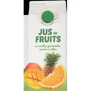 Jus De Fruits - 30 Recettes Gourmandes Sucrées Et Salées pas cher