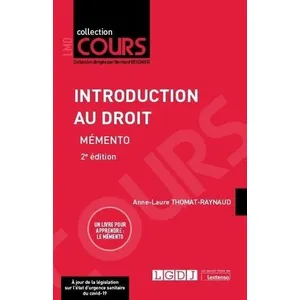 Lgdj Introduction Au Droit - Mémento pas cher