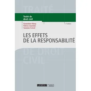 Lgdj Les Effets De La Responsabilité pas cher