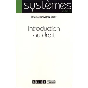 Lgdj Introduction au droit pas cher