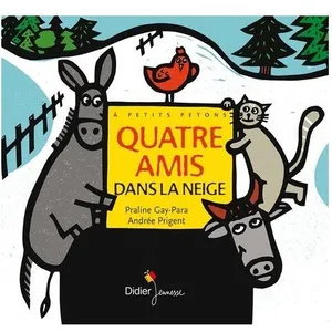 Didier Jeunesse Quatre Amis Dans La Neige pas cher