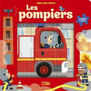 Lito Les Pompiers - 5 Puzzles, 9 Pièces pas cher