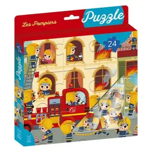 Lito Ma boite a puzzle24p pompiers pas cher