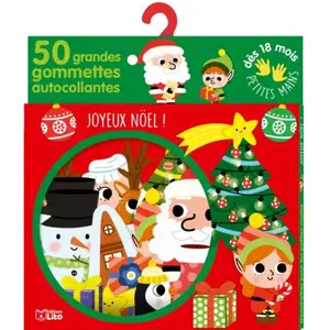 Lito Joyeux Noël - 50 Grandes Gommettes Autocollantes pas cher