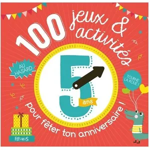 Fleurus 100 jeux et activités au hasard pour fêter ton anniversaire - 5 ans pas cher
