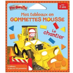 Fleurus Mes tableaux en gommettes mousse - Le chantier pas cher