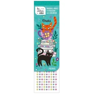Fleurus Marque-Pages À Strasser Et À Colorier - Chats