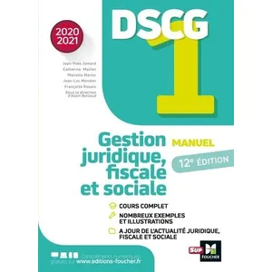Foucher Dscg 1, Gestion Juridique, Fiscale Et Sociale - Manuel pas cher