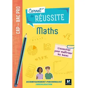 Comparateur de prix : Foucher Maths Cap-Bac Pro Carnet De Réussite